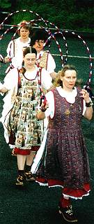 Belfagan Dancing Outside The Greyhound At Bothel